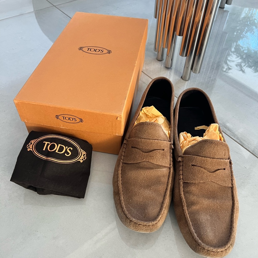 Tods Mocassino Gommini Nuovo Sz 11.5 Gently Used